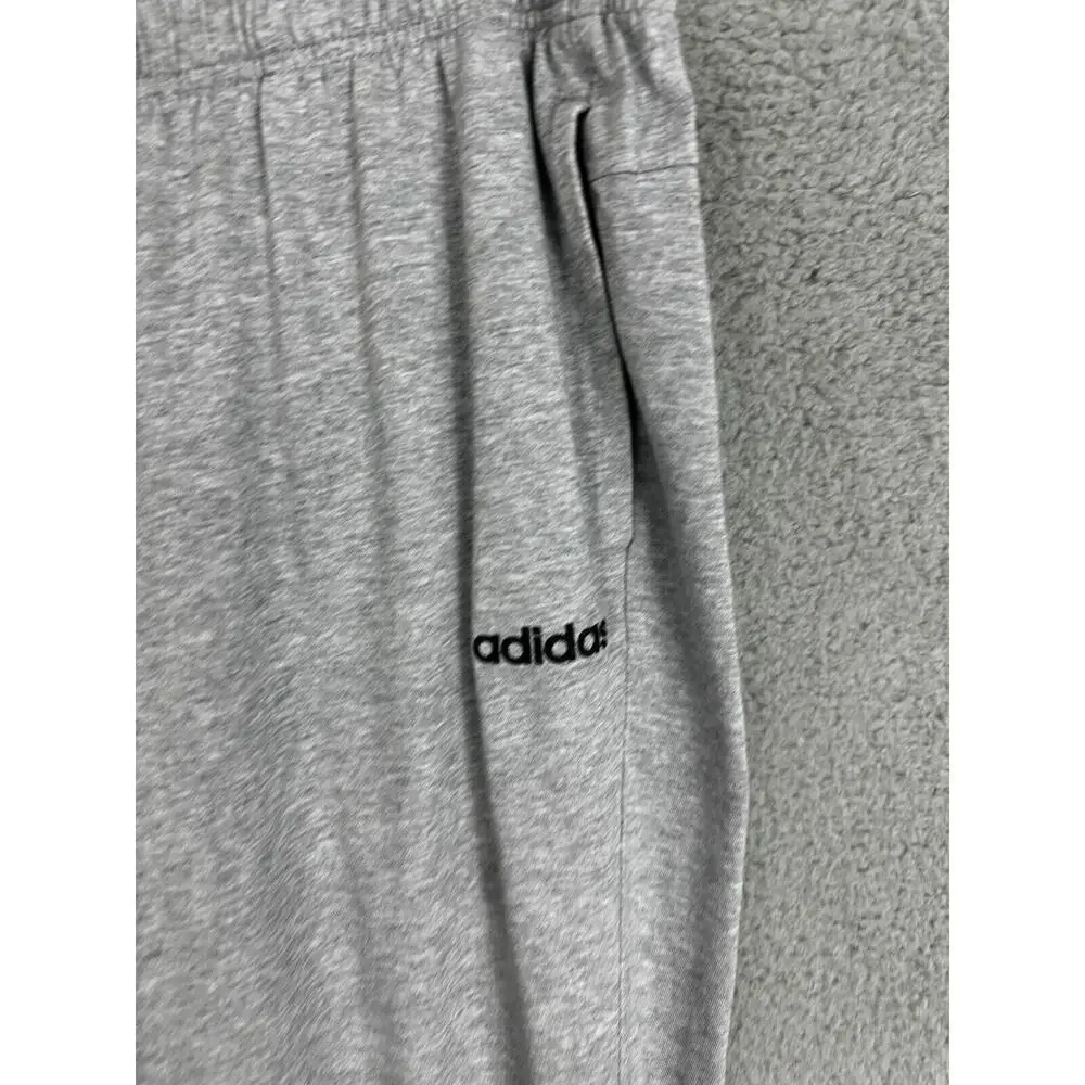 Adidas‎ Jogger Sweatpants Mens 2XL Gray Logo Lightweight Gym Outdoors Gorpcore